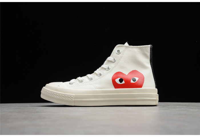Converse Chuck Taylor All-Star 70s Hi Comme des Garcons PLAY White 150205C