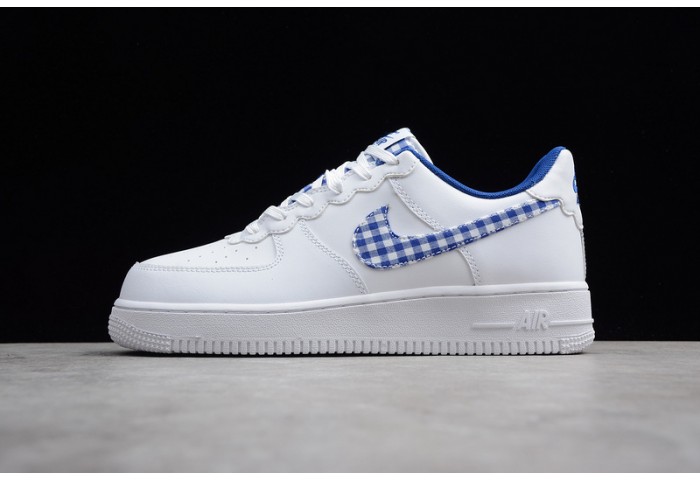 Nike Air Force 1 QS “Gingham Pack” White/Indigo Force AV6232-100