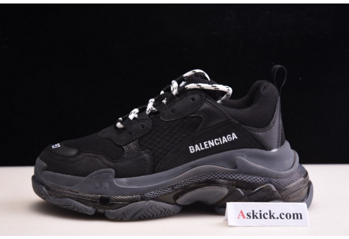 Balen Triple S Clear Sole Black 541624 W09O1 1000