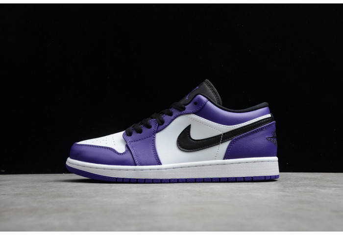 AIR JORDAN 1 LOW COURT PURPLE WHITE 553558-500
