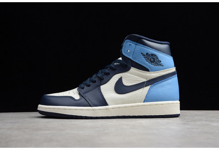 Air Jordan 1 Retro High Obsidian UNC 555088-140