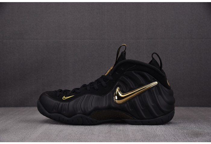 Nike Air Foamposite Pro Black Metallic Gold 624041-009