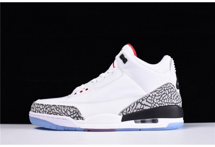 Air Jordan 3 Retro Free Throw Line White Cement 923096-101