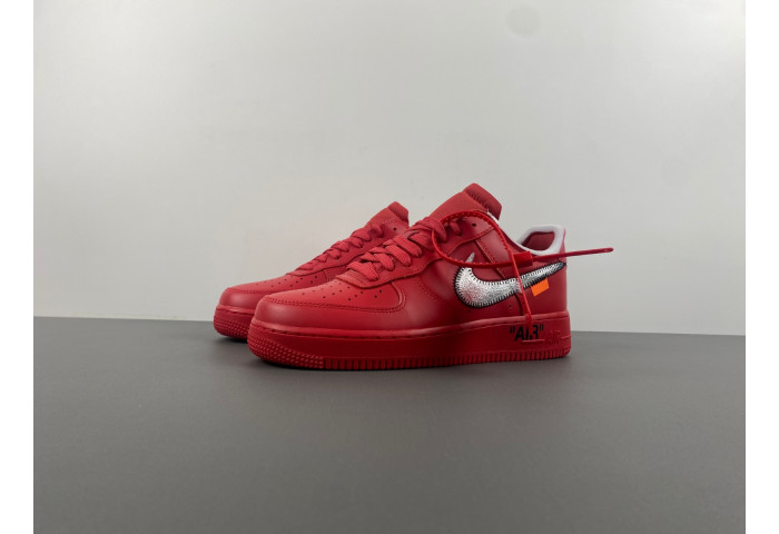 Off White x Nike Air Force 1 Red AO4297-600