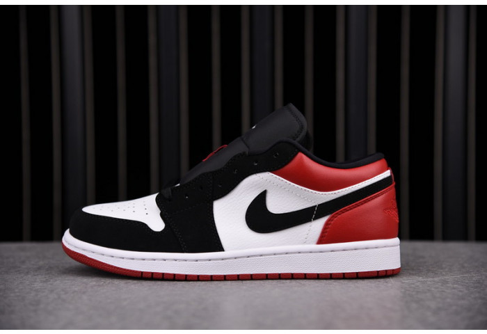 Air Jordan 1 Low Black Toe 553558-116