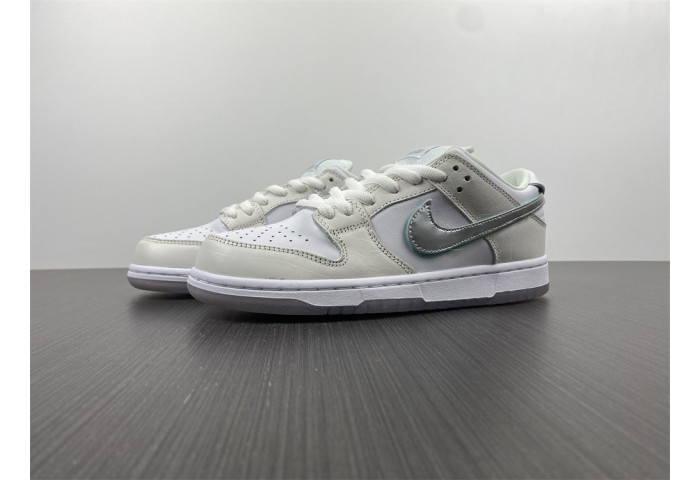 nike sb dunk low Di*m*nd supply co white Di*m*nd bv1310-100