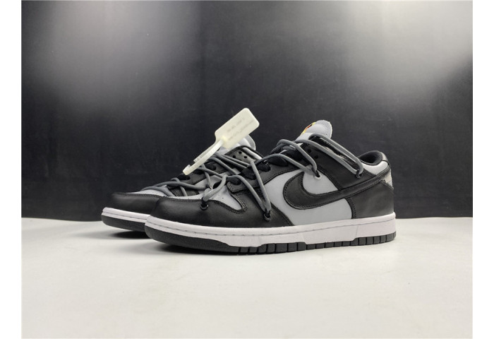 OF X Nike Dunk Low Black and Grey CT0856-007