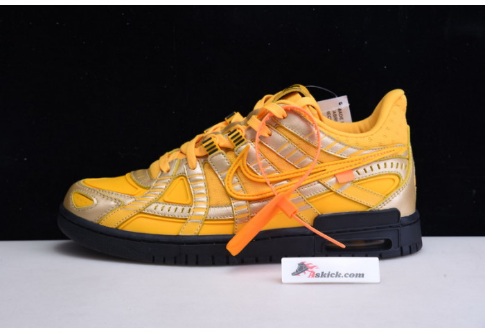 OF x Nike Air Rubber Dunk “University Gold” CU6015-700