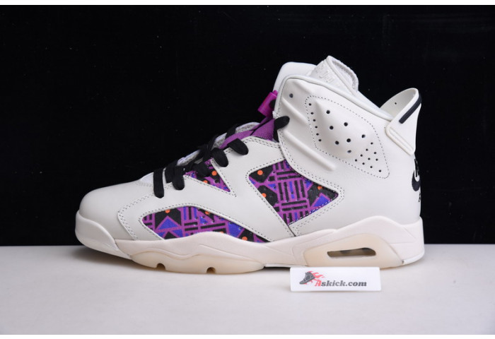 Air Jordan 6 Retro Quai54 Sail Black (2020) CZ4152-101
