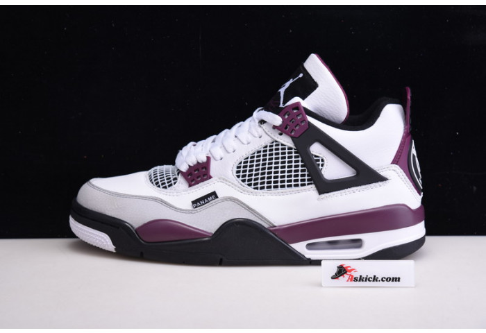 Air Jordan 4 PSG Neutral Grey Bordeaux CZ5624-100