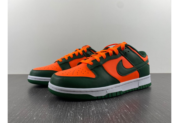 Nike Dunk Low “Miami Hurricanes” DD1391-300