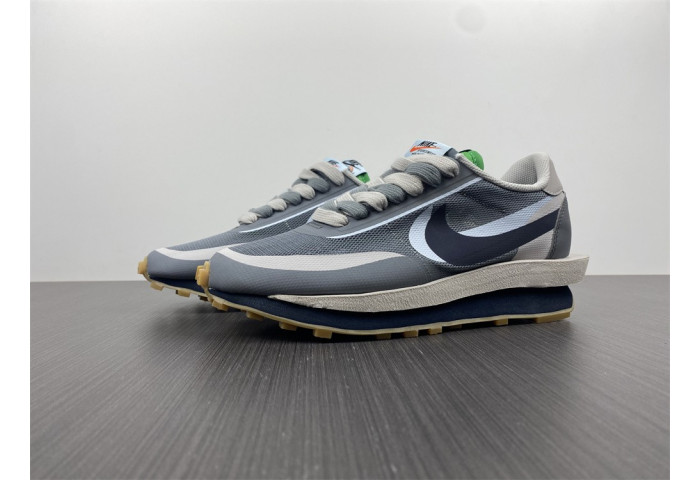 Nike LD Waffle sacai CLOT Kiss of Death 2 Cool Grey DH3114-001