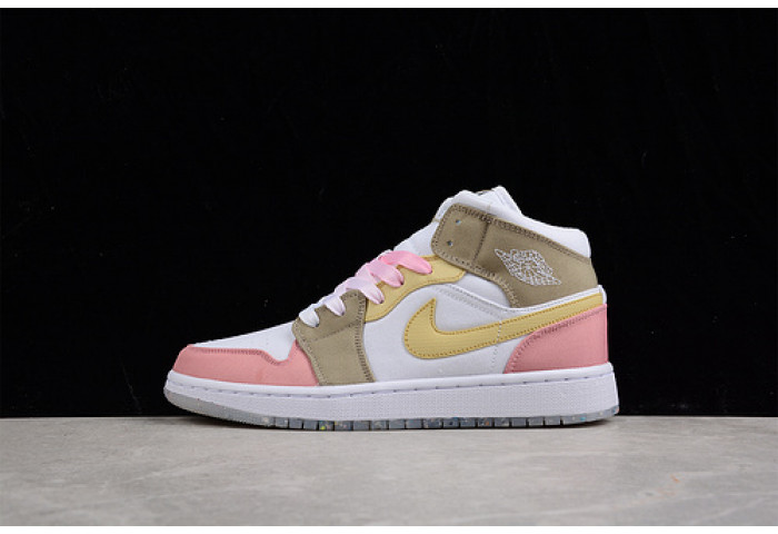 Air Jordan 1 Mid SE Pastel Vivid Green Grind  DJ0338-100