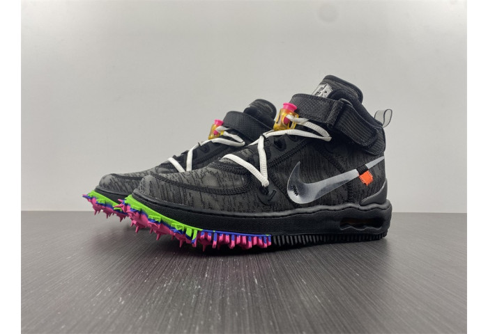 OF X Nike Air Force 1 Mid Black DO6290-001