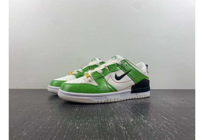Nike Dunk Low Disrupt 2 Just Do It Snakeskin Green DV1491-101