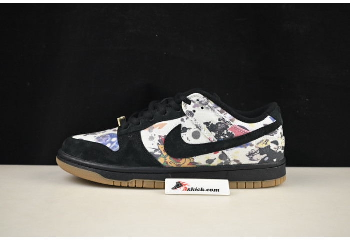 Nike Dunk SB Supreme × Nike Dunk Low “Rammellzee” FD8778-001