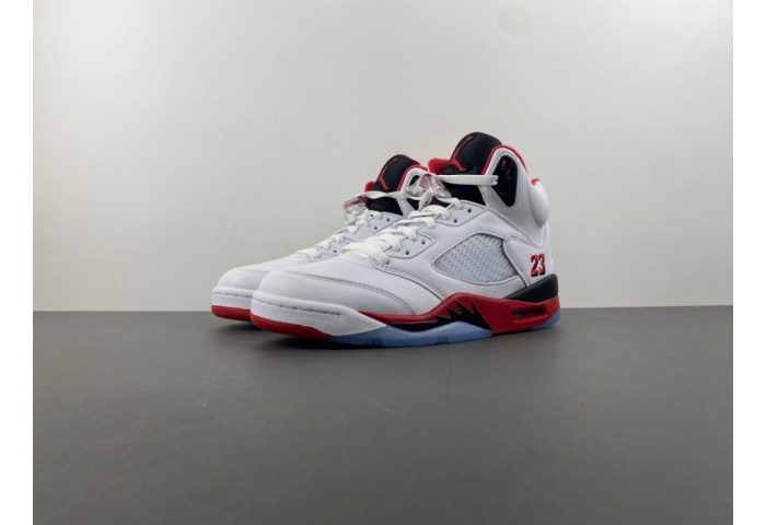Air Jordan 5 Fire Red “Black Tongue” HQ7978-101