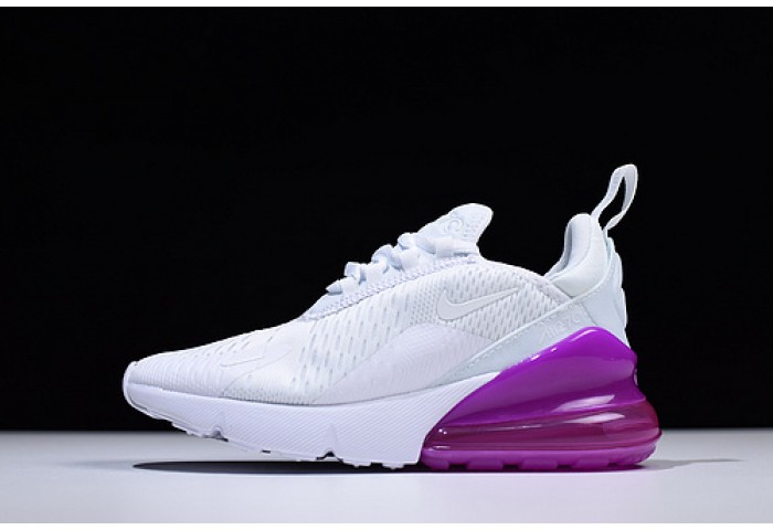 Nike womens Air Max 270 white purple AH6789 106