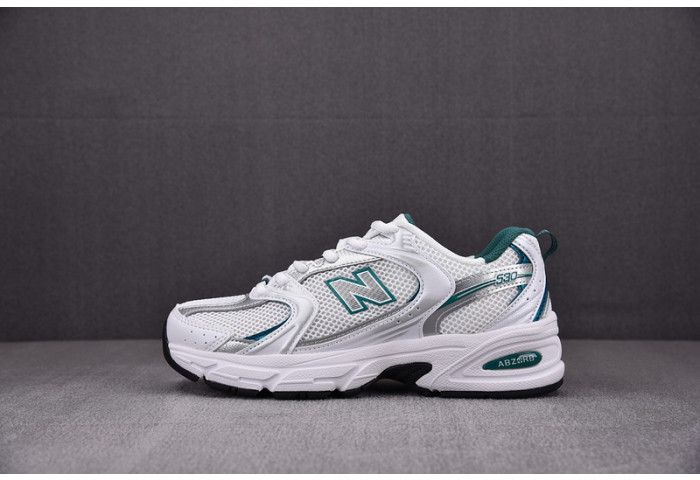 New Balance 530 White Silver Green MR530AB