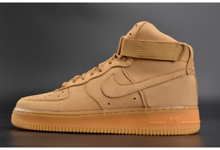 Nike Air Force 1 High ''07 LV8 WB Wheat Flax  Basketball Shoes 882096-200