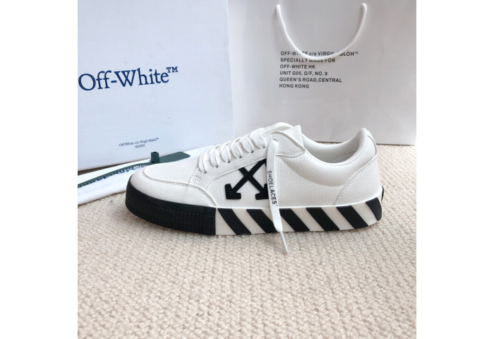 OFF-WHITE Low Vulcanized Leather Shoes