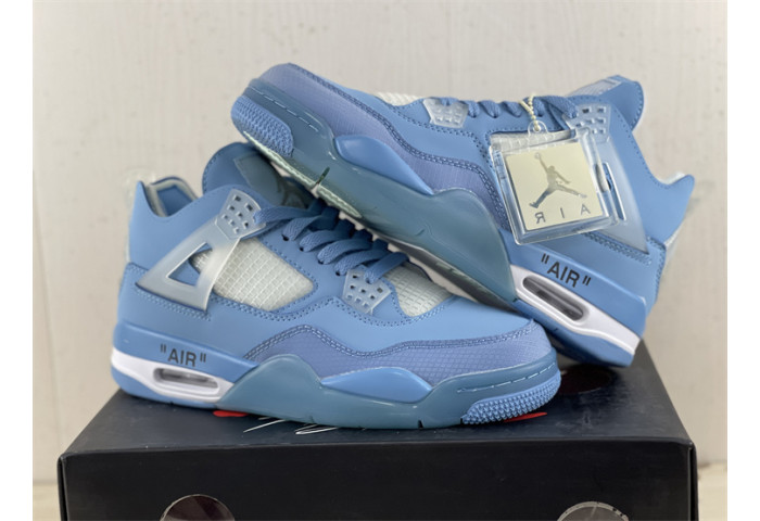 OF x Wmns Air Jordan 4 Blue