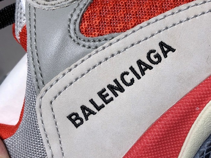 Balen TRIPLE S TRAINERS CLEAR SOLE  GREY GLOW  WHITE   541624  W09OH  1009