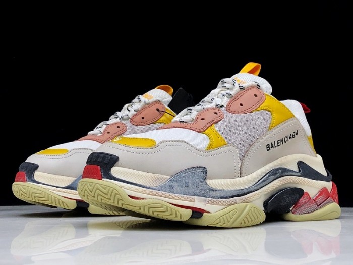 Balen Triple S Cream Yellow Red 490672  w09O5  9035