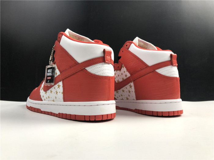 Nike Dunk High Pro SB Sup3eme Red Stars 307385-161