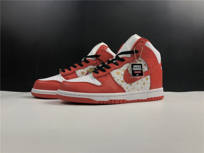 Nike Dunk High Pro SB Sup3eme Red Stars 307385-161