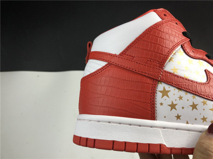 Nike Dunk High Pro SB Sup3eme Red Stars 307385-161