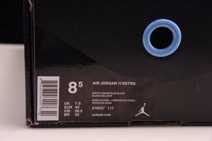 Air Jordan 11 Retro Legend Blue (2014)  378037-117