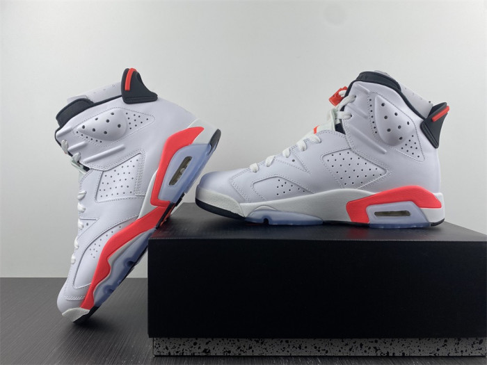 Jordan 6 Retro Infrared White 384664-123