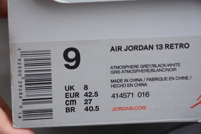Air Jordan 13 Retro Atmosphere Grey 414571-016