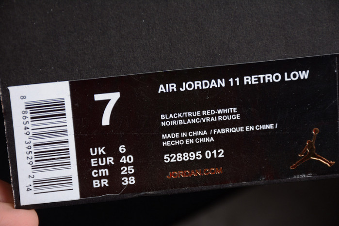 Air Jordan 11 Retro Low Bred 528895-012