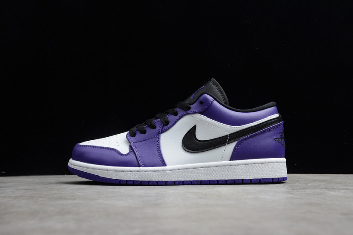 AIR JORDAN 1 LOW COURT PURPLE WHITE 553558-500