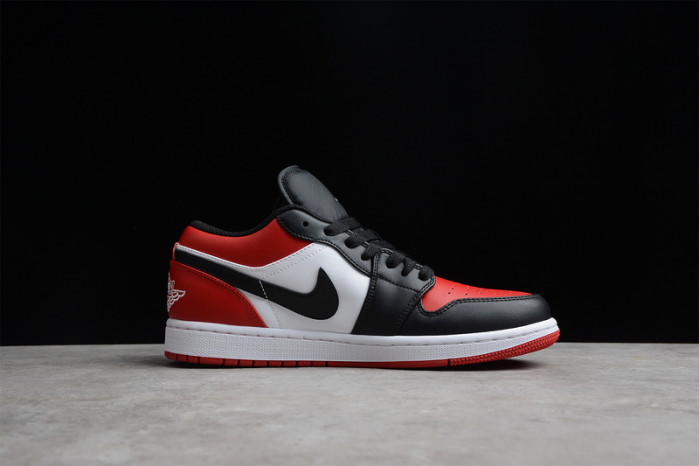 Air Jordan 1 Low Bred Toe 553558-612