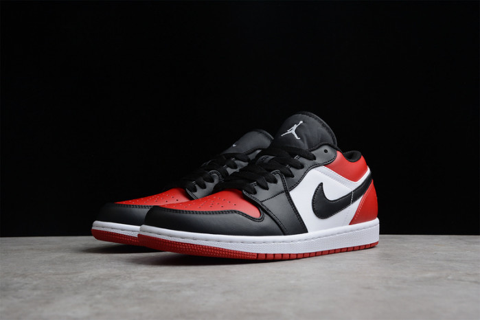 Air Jordan 1 Low Bred Toe 553558-612