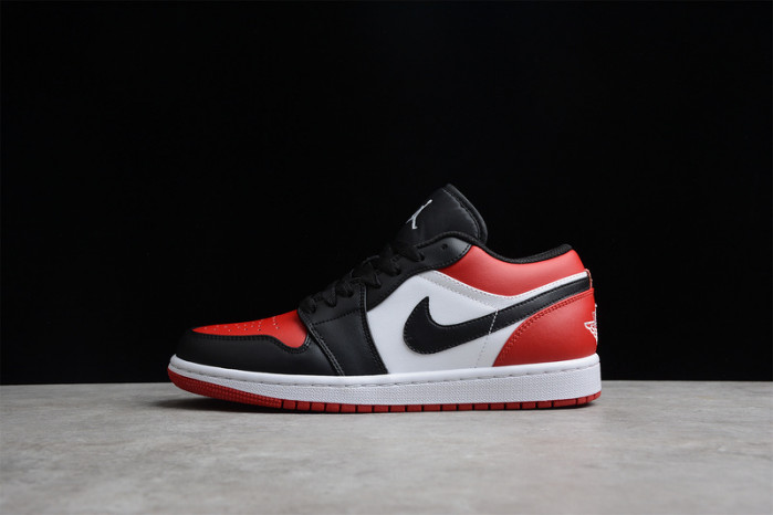 Air Jordan 1 Low Bred Toe 553558-612