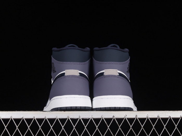 Air Jordan 1 Mid Obsidian Sanded Purple 554724-445