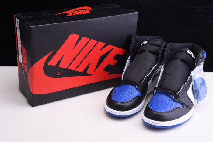 Air Jordan 1 Retro High Black Game Royal 555088-041‎