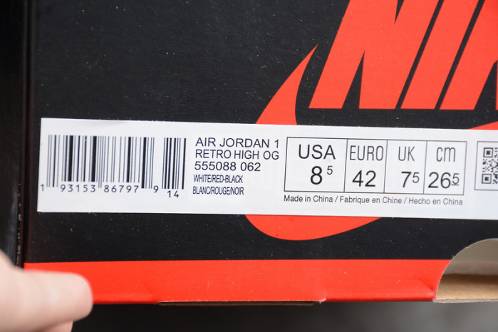 Air Jordan 1 Retro High Bloodline 555088-062