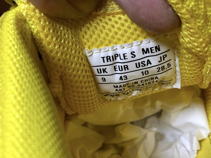 Balen TRIPLE TRAINER ‘YELLOW 544351 W09O1 6501