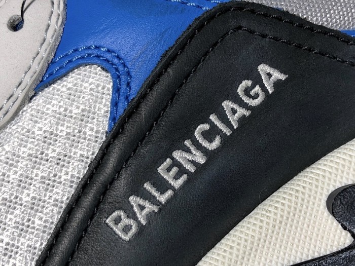 Balen TRIPLE S TRAINERS CLEAR SOLE B;ACK BLUE  WHITE   541624  W09OH  1007