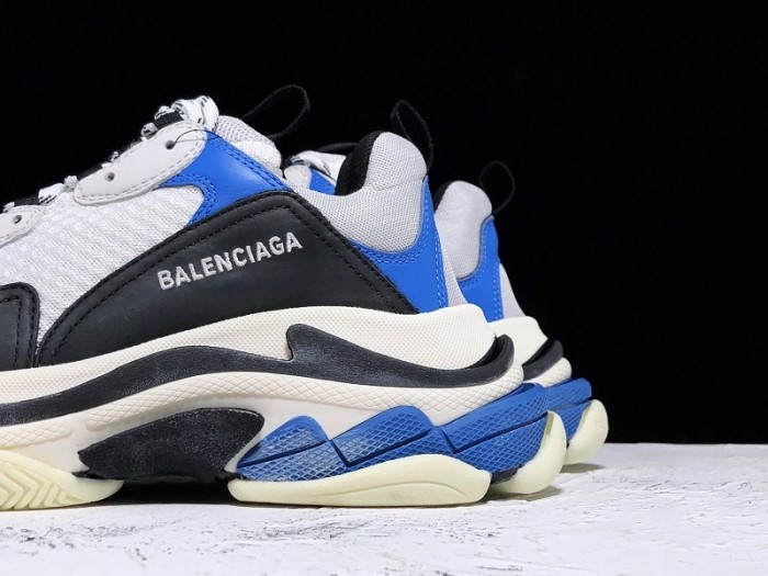 Balen TRIPLE S TRAINERS CLEAR SOLE B;ACK BLUE  WHITE   541624  W09OH  1007