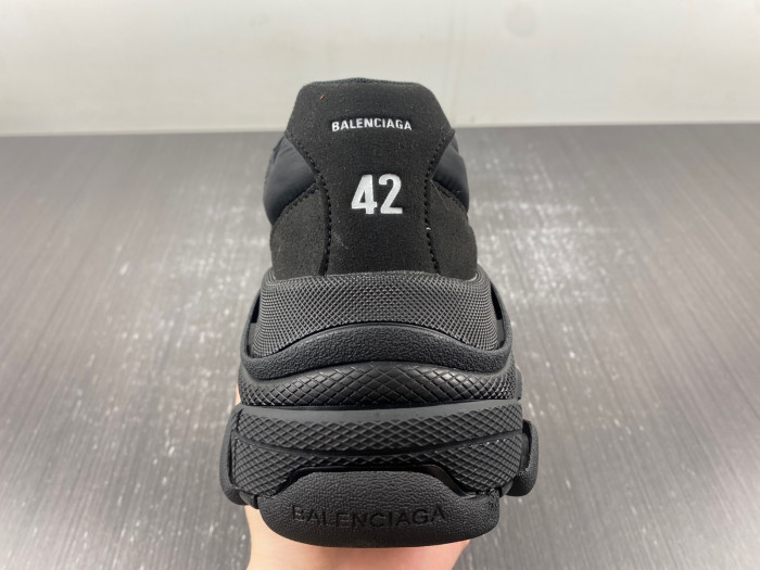 Balen Triple S Nylon Black 710157 W3CU1 1000