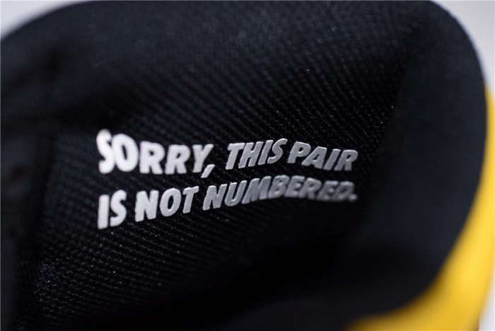Air Jordan 1 Retro High "Not for Resale" Varsity Maize 861428-107