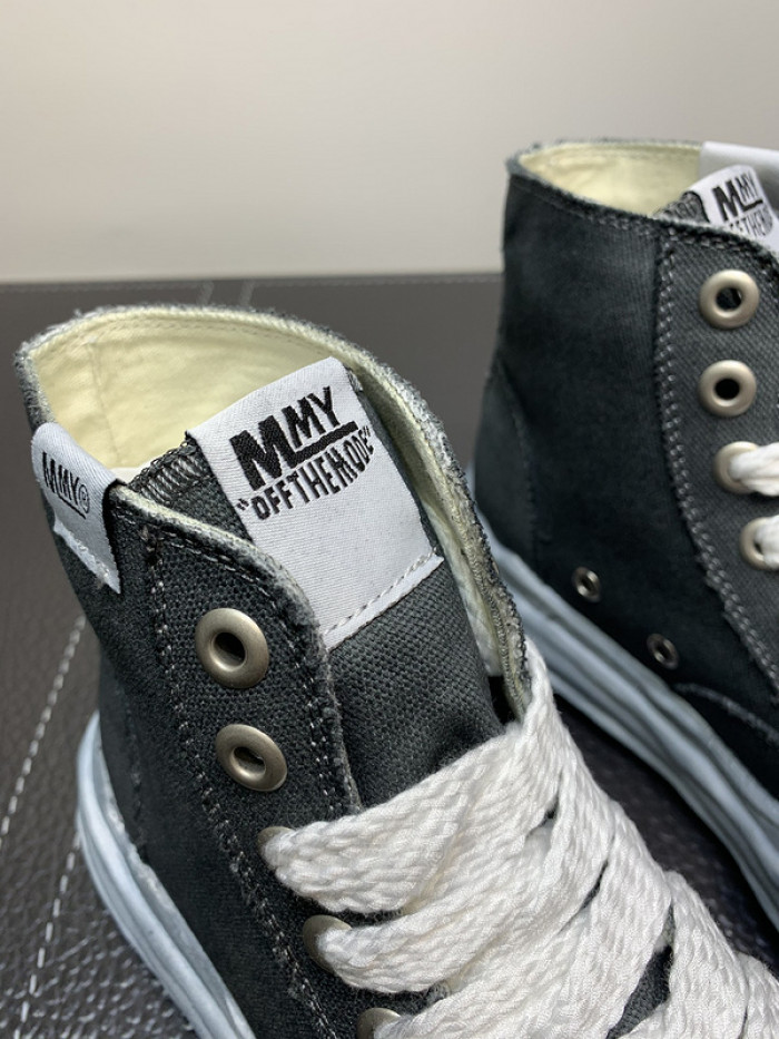 Ma*s*n mihara yasuhiro high top canvas sneakers