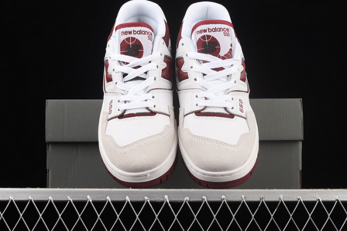 New Balance 550 Sea Salt Burgundy BB550LI1