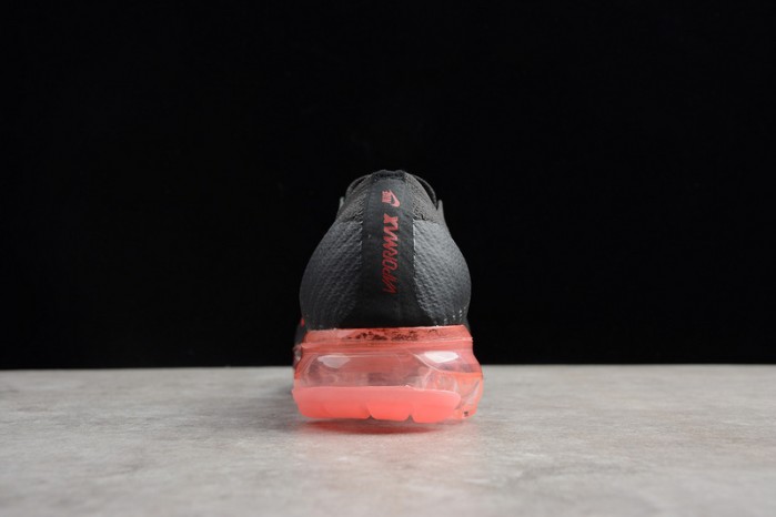 NikeLab Air VaporMax Flyknit Black/Big Red womens AA3859-016